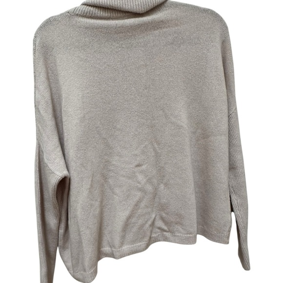 ✨ Cashmere and Wool blend sweater in Oatmeal - Made in Italy - Picture 7 of 11